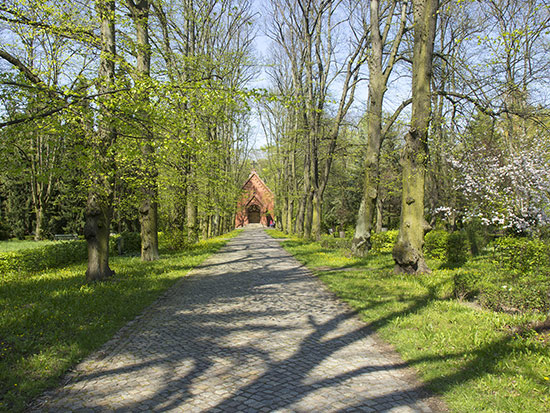 Allee zur Kapelle im Frühjahr &copy; H. Wächter