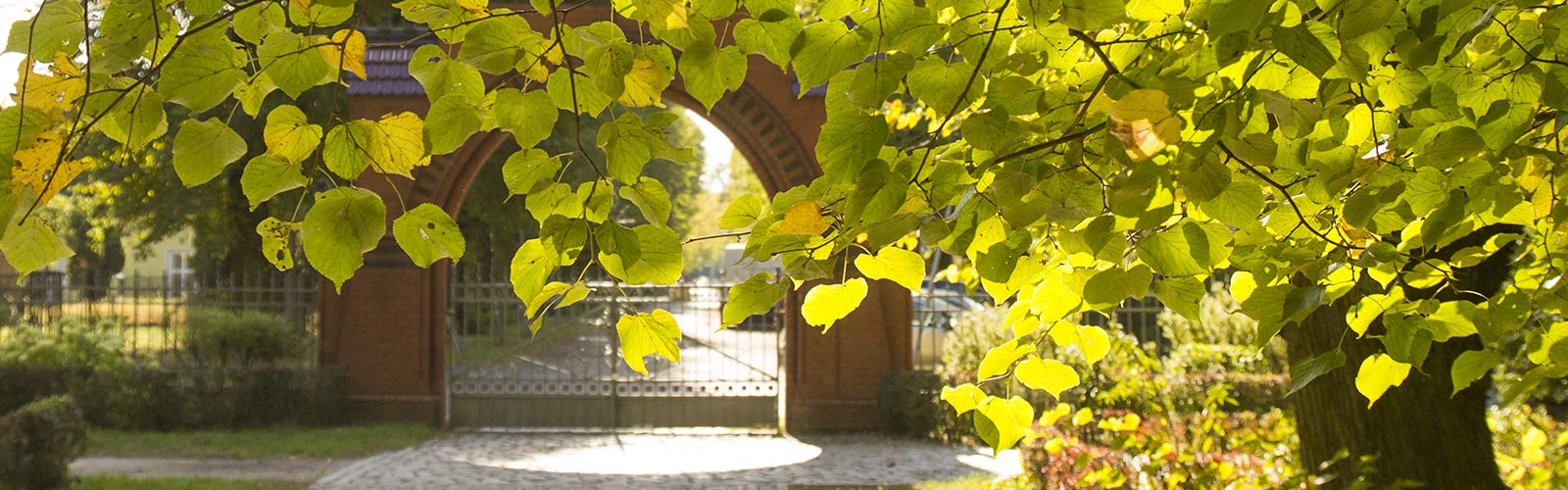 Herbstimpression, Blick zum Tor &copy; H. Wächter