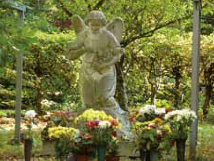 Urnengemeinschaftsanlage  anonym mit Engelsstatue